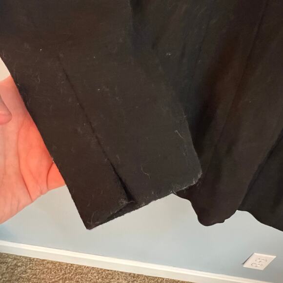 NEW Vince Camuto Black Wool Pea Coat Winter Coat Size Medium - Picture 7 of 12